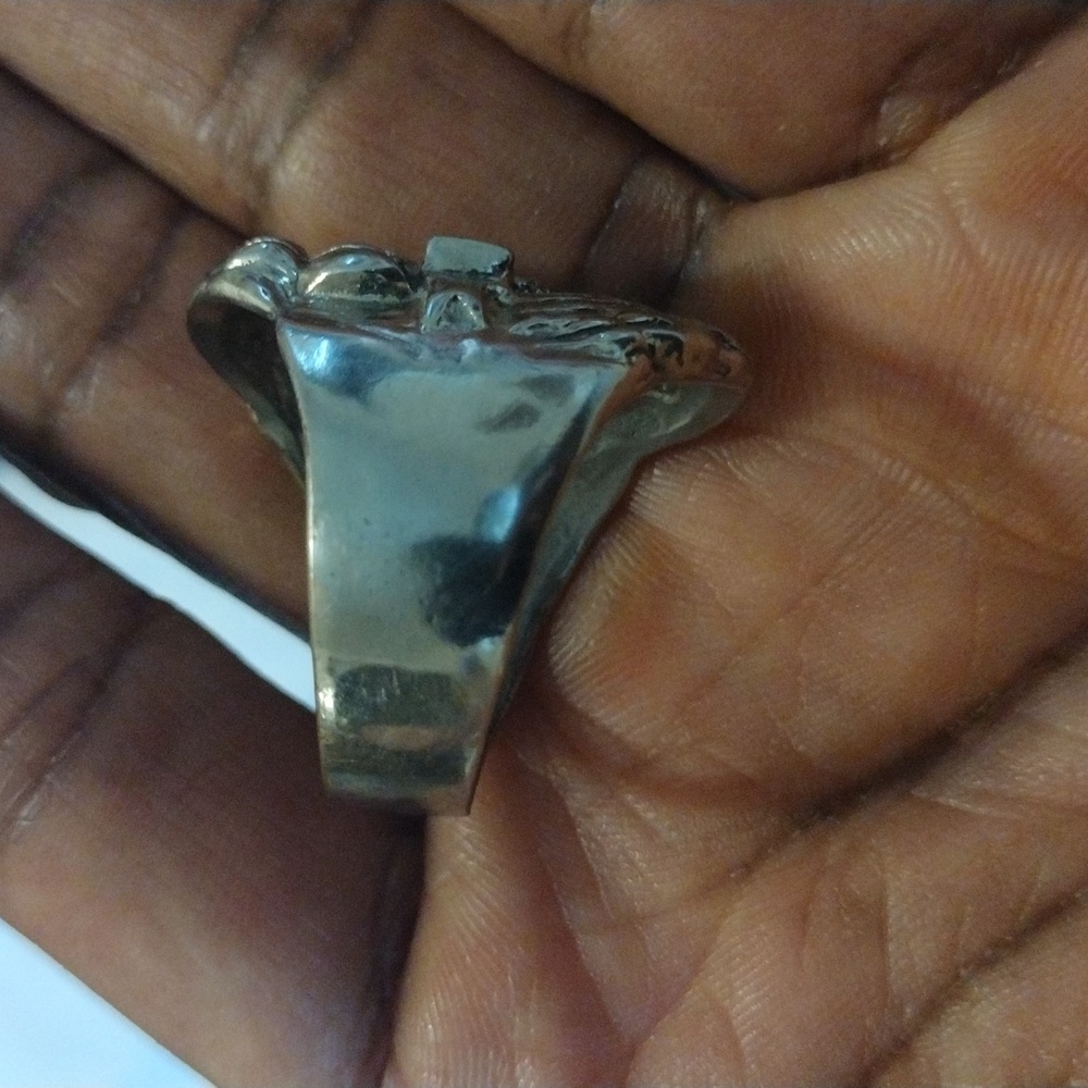 Harley-Davidson Twin Eagle Head Stainless Steel Ring - Picture 10 of 10
